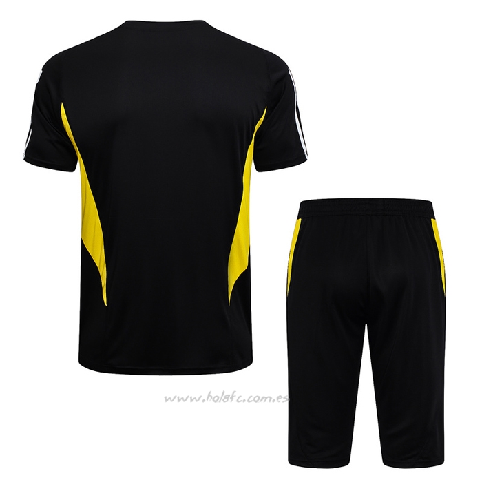 Chandal del Juventus Manga Corta 2023-2024 Negro - Pantalon Corto